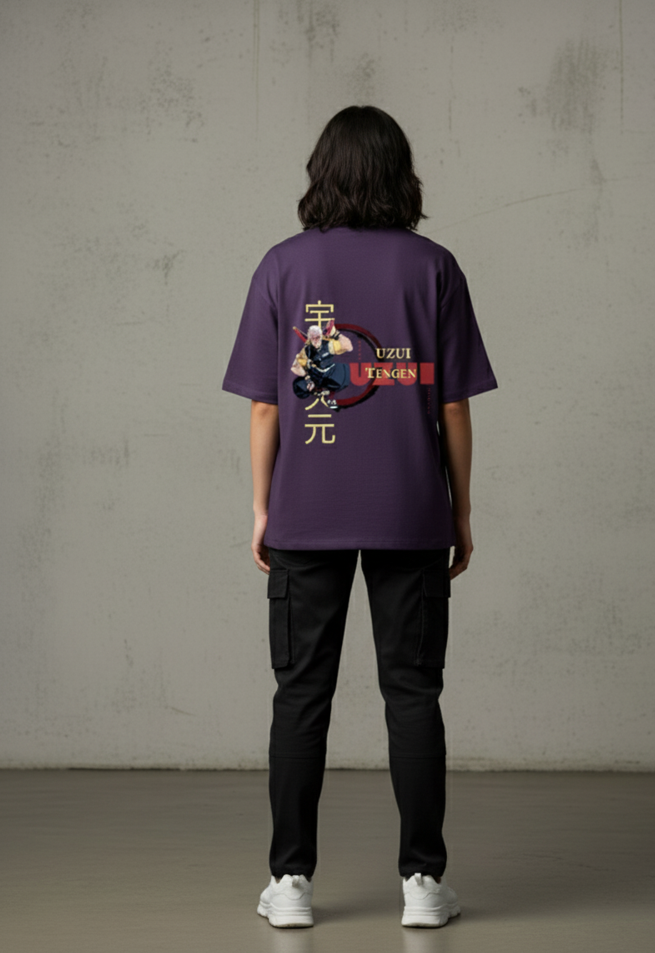 Demon Slayer: Sound Hashira Uzui Tengen Unisex Oversized Classic T-Shirt